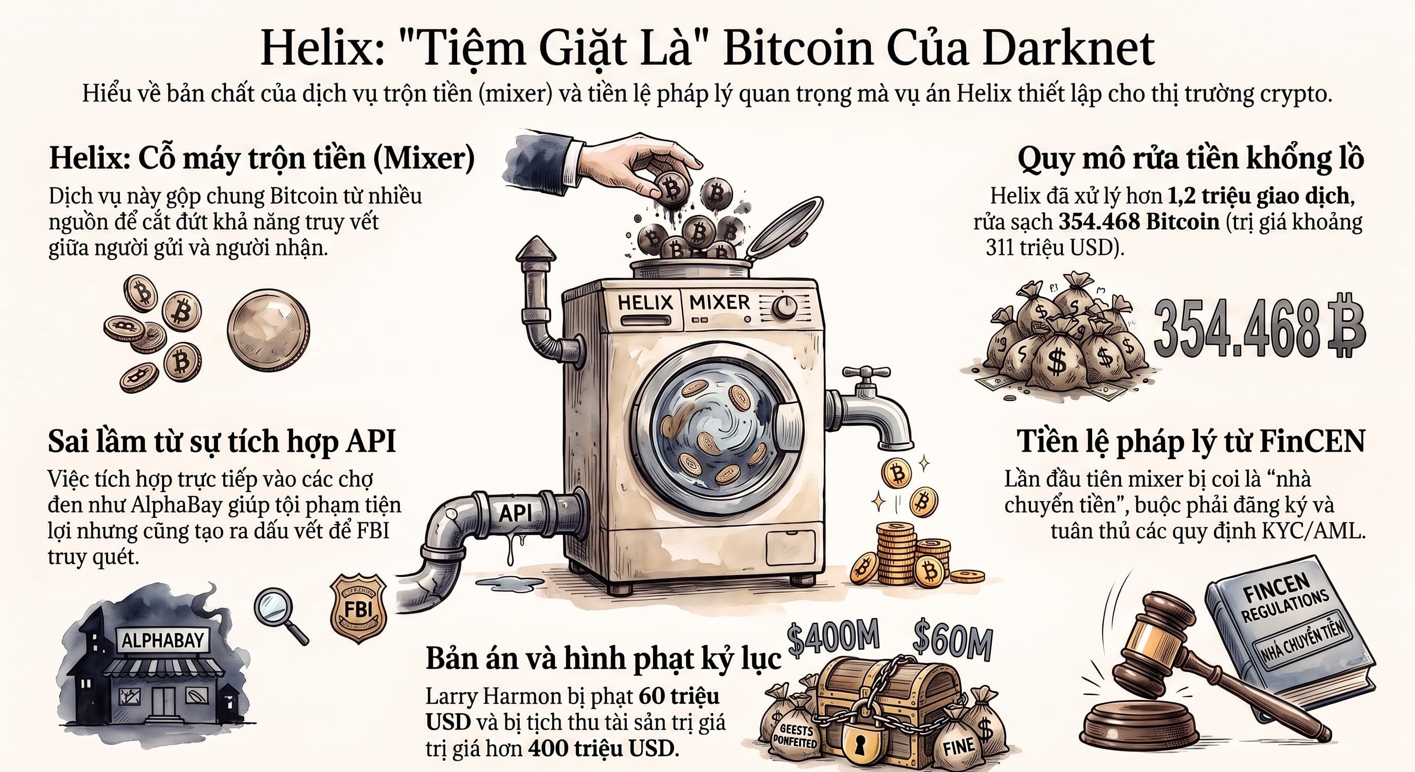 KỲ 4: Helix: cỗ máy giặt của darknet